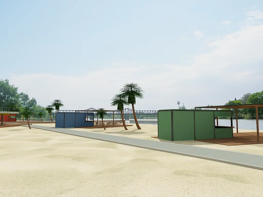Propuesta de balneario, vista 3