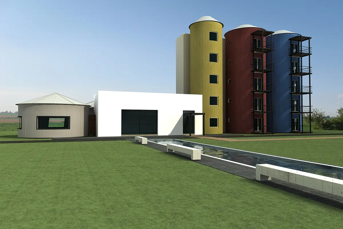Complejo de silos, vista 3